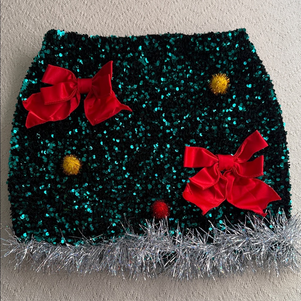 Sequins Christmas Skirt